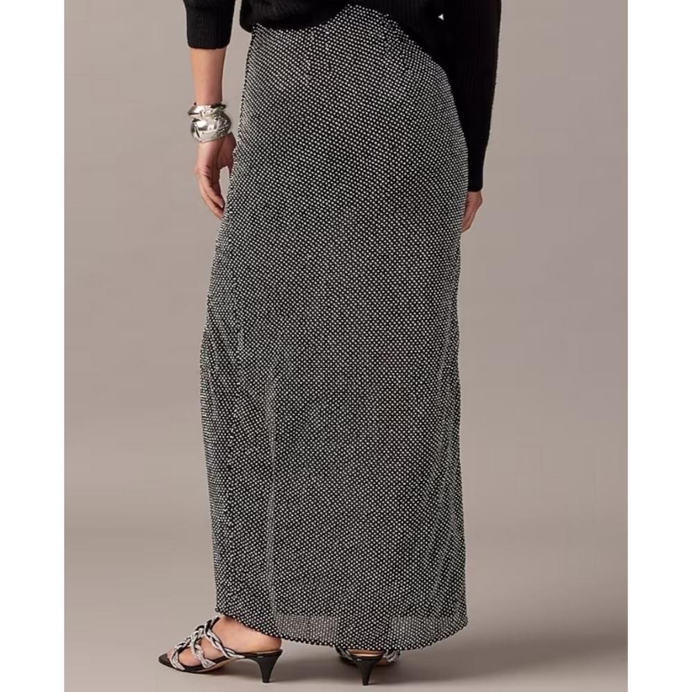 J.Crew Collection Side-Slit Rhinestone Skirt - Picture 9 of 15